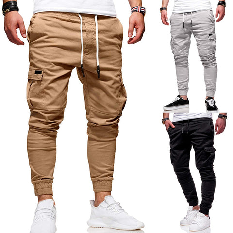 Image of Men Pants New Fashion Men Jogger Pants Men Fitness Bodybuilding Gyms Pants For Runners Clothing Autumn Sweatpants Size 3XL